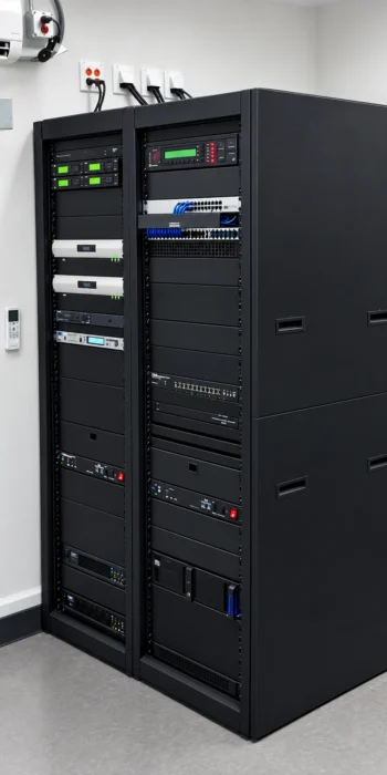 Professional AV Rack Room
